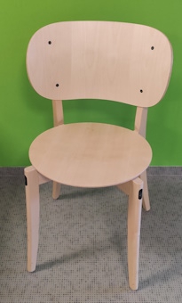 Krzesło do kantyny KINNARPS sklejka okrągłe oparcie
