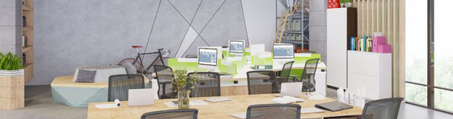 Trendy w projektowaniu ekologicznych biur - meble używane a tworzenie nowoczesnych miejsc pracy