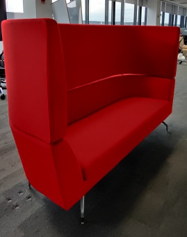 Sofa Softline wysoka 80x220 czerwona