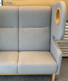 Sofa biurowa 2-os. typu uszak Mikomax Packman