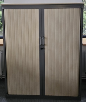 Szafa metalowa Steelcase 3,5OH szary  roleta szer. 120