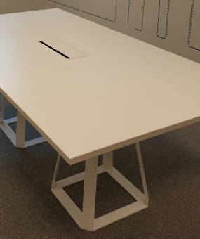 Stół konferencyjny biały 180x90cm