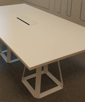 Stół konferencyjny biały 200x100cm