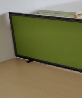 Ścianka biurkowa KINNARPS dł. 160 cm zielona