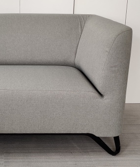 Sofa szara ProfiM SoftBox 2L 150 cm 2-osobowa