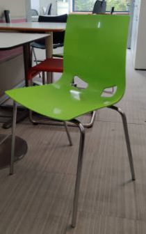 Krzesło do kantyny Nowy Styl zielone