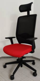Fotel biurowy Profim Veris Net czerwony