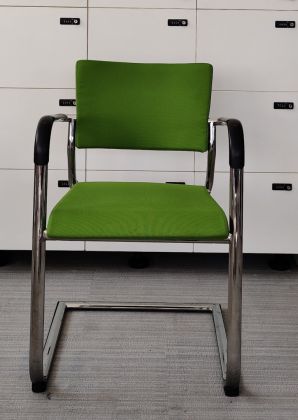 Krzesło ProfiM KALA zielone, płoza chrom - zdjęcie główneKrzesło ProfiM KALA zielone, płoza chrom - zdjęcie główne