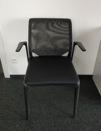 Krzesło konferencyjne VITRA MEDA czarne, siatka, sztaplowane - zdjęcie główneKrzesło konferencyjne VITRA MEDA czarne, siatka, sztaplowane - zdjęcie główne
