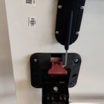 Stół mobilny BENE 160x60 biały kółka