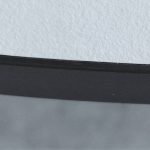 Stół konferencyjny MARTELA śr. 120 cm biały krawędź szara, chrom
