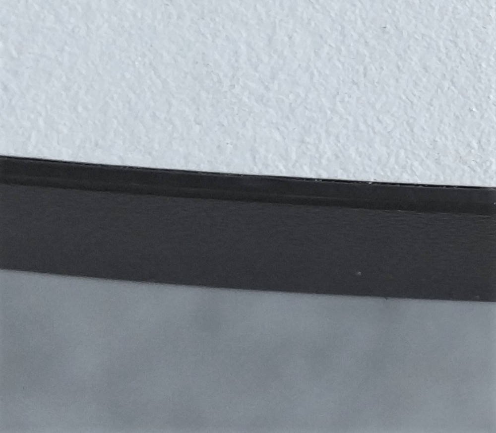 Stół konferencyjny MARTELA śr. 120 cm biały krawędź szara, chrom
