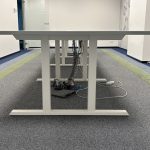 Stół konferencyjny MARO 600x140 biały 4 modułowy