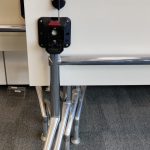 Stół mobilny BENE 160x60 biały noga