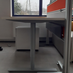 Biurko KINNARPS 160x80 białe TN szara