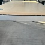 Biurko MDD 160x80 brzoza U szara