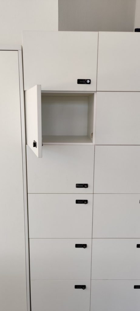 Lockers 2 x h6, biały