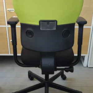 Fotel obrotowy STEELCASE LET'S B zielono-czarno-czarny (przetapicerowane siedzisko)
