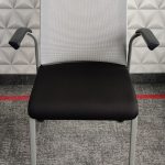Krzesła konferencyjne STEELCASE Reply szare kółka