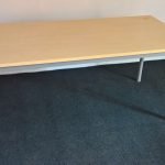 Biurko Martela Pinta 160x80 brzoza szary