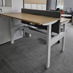 Bench 2 os. FURNIKO elektryczny 160x80 Linak dąb