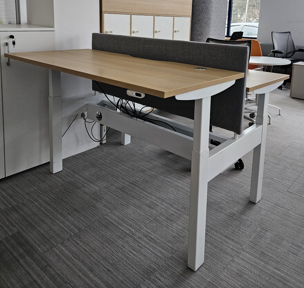 Bench 2 os. FURNIKO elektryczny 160x80 Linak dąb