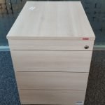 Kontener Mikomax 4 szuflady dąb bielony