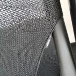 Krzesło konferencyjne VITRA MEDA SLIM czarne, siatka, sztaplowane kat. B