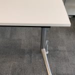 Stół mobilny BENE 160x60 biały noga