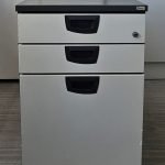 Kontener KINNARPS 3-szuflady biały antracyt