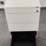 Kontener Mikomax 4 szuflady biały piórnik kółka