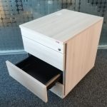 Kontener Mikomax 4 szuflady dąb bielony