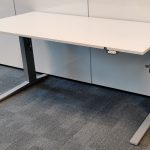 Biurko elektryczne BENE 160x80 białe