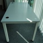 Biurko FURNIKO P-square 160x80 białe