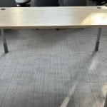 Biurko MDD 160x80 brzoza U szara