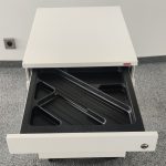 Kontener Mikomax 4 szuflady biały piórnik kółka