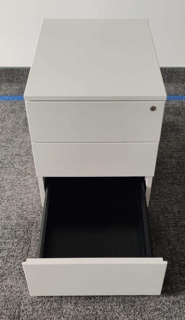 Kontener STEELCASE Implicit 3 szuflady biały