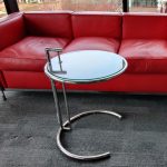 Stolik kawowy szkło chrom śr. 52 cm, wys. 56 cm ClassiCon