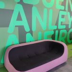 Zestaw sofa i fotel Softline Sand fioletowo-szary