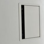Biurko 160x80 Maro białe klapka biała noga O