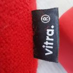 Fotel VITRA AMOEBE tapicerowany czerwony