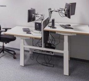 Bench 2-os. elektryczny 140x80 biały, MIKOMAX