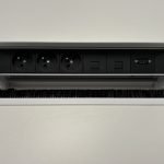 Stół konferencyjny MARO 600x140 biały 4 modułowy