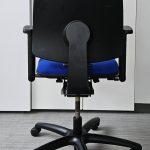 Fotel obrotowy MARTELA Onda niebieski baza czarna