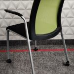 Krzesła konferencyjne Steelcase Reply zielone