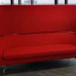 Sofa Softline wysoka 80x220 czerwona