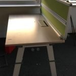 Ścianka biurkowa zielona 160 cm