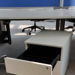Kontener STEELCASE Implicit 2 szuflady biały