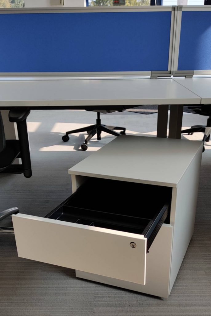 Kontener STEELCASE Implicit 2 szuflady biały