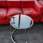 Stolik kawowy szkło chrom śr. 52 cm, wys. 56 cm ClassiCon